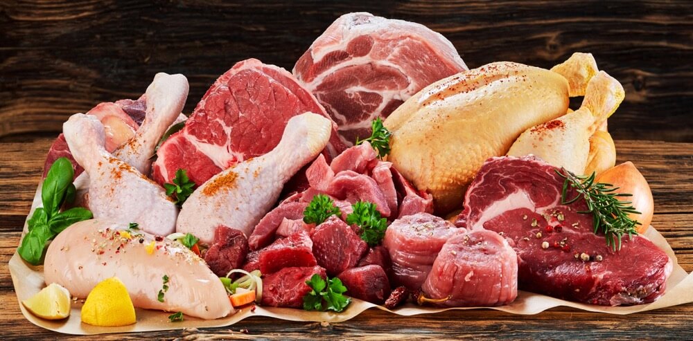 Hög med protein kött