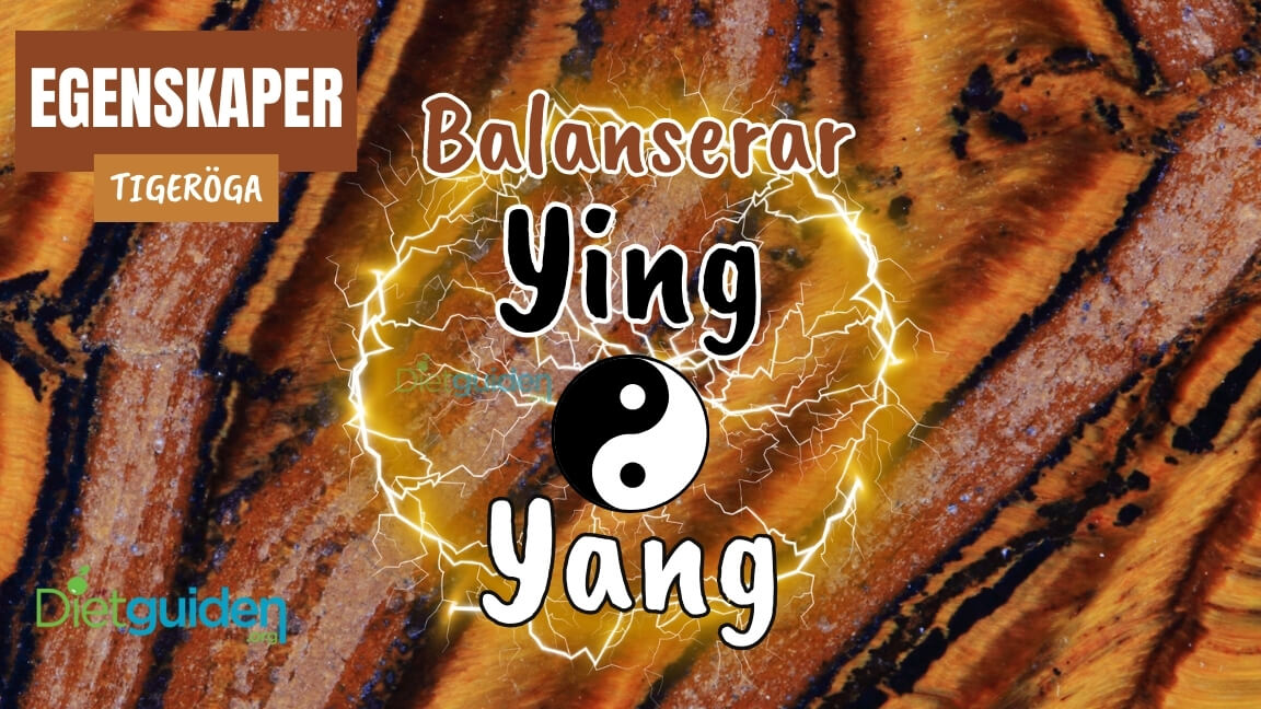 Egenskaper Tigeröga Balanserar Ying och Yang